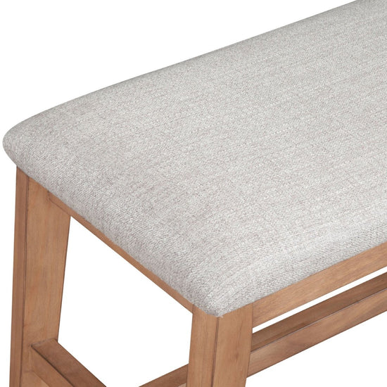 Alpine Furniture Olejo Bench, Natural - lily & onyx