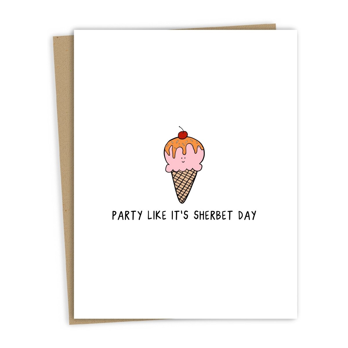 rockdoodles Party Like It's Sherbet Day | Birthday Card - lily & onyx