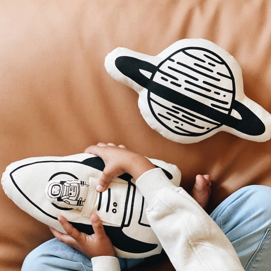 Imani Collective Rocket + Astronaut Pillow - lily & onyx