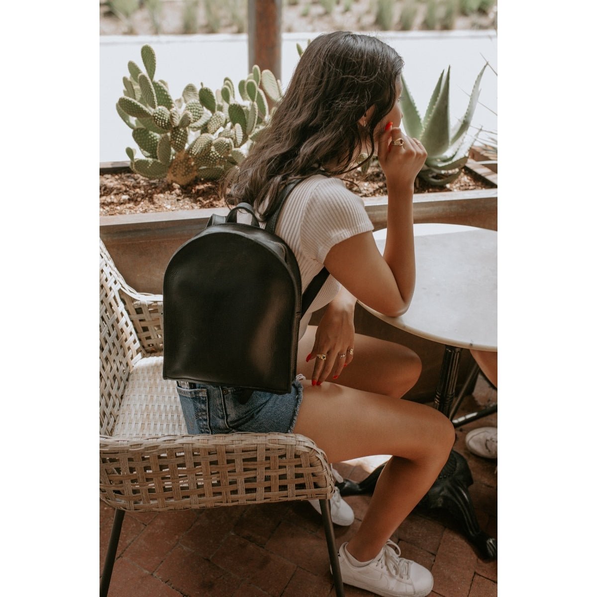 Imani Collective Selah Mini Leather Backpack - lily & onyx