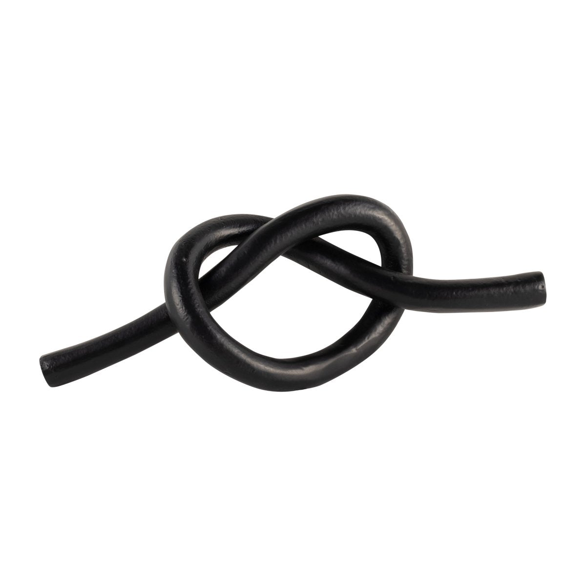 Sagebrook Home Single Knot Decorative Accent, 12" - Black - lily & onyx