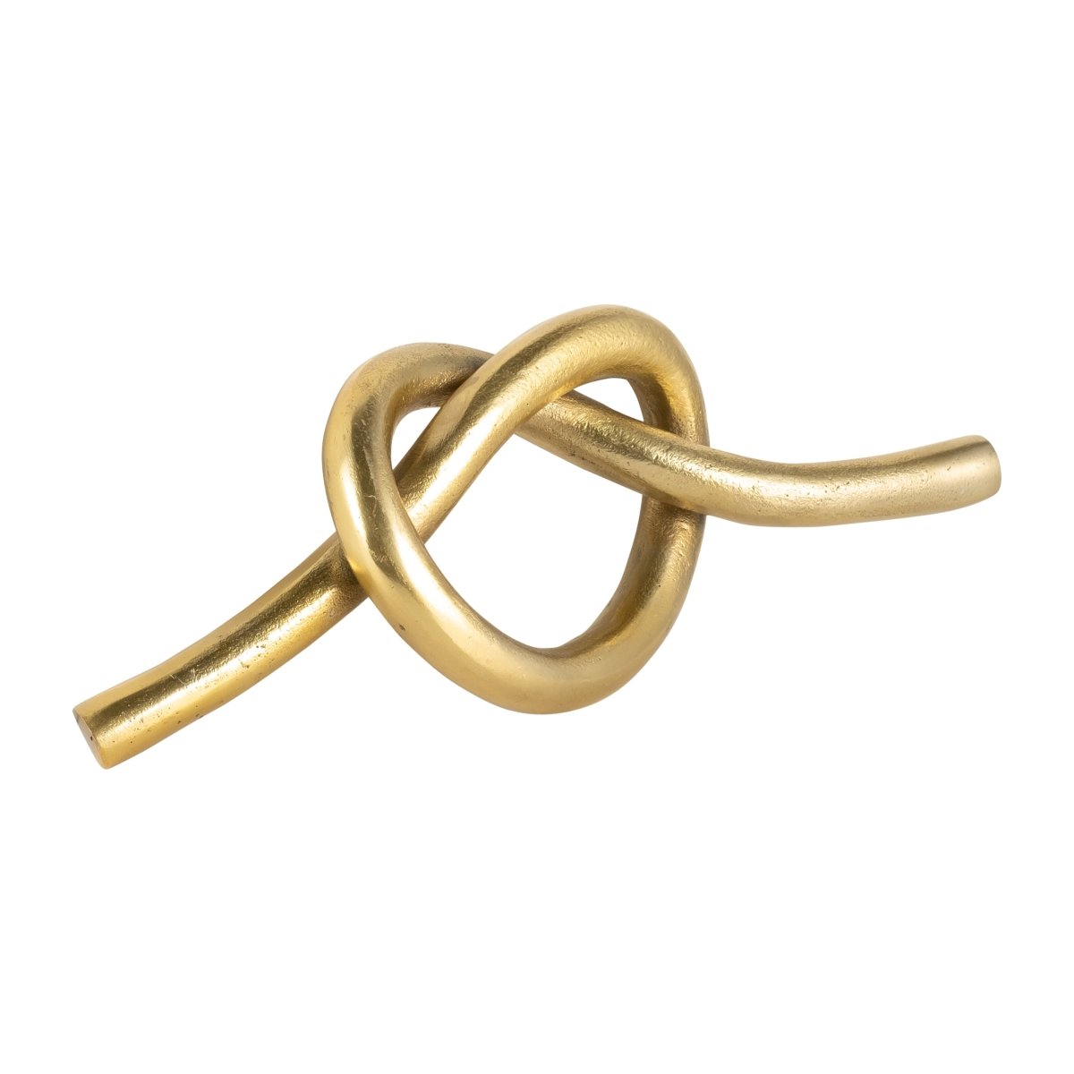 Sagebrook Home Single Knot Decorative Accent, 12" - Gold - lily & onyx
