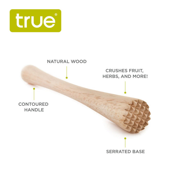 TRUE Smash™ Natural Wood Muddler - lily & onyx