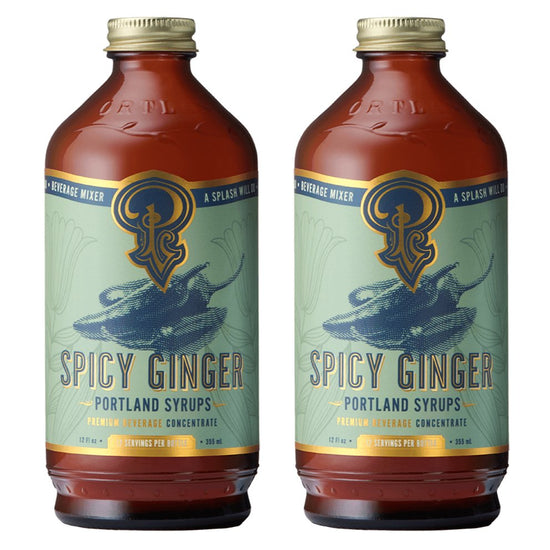 Portland Syrups Spicy Ginger Syrup, 2 Pack - lily & onyx