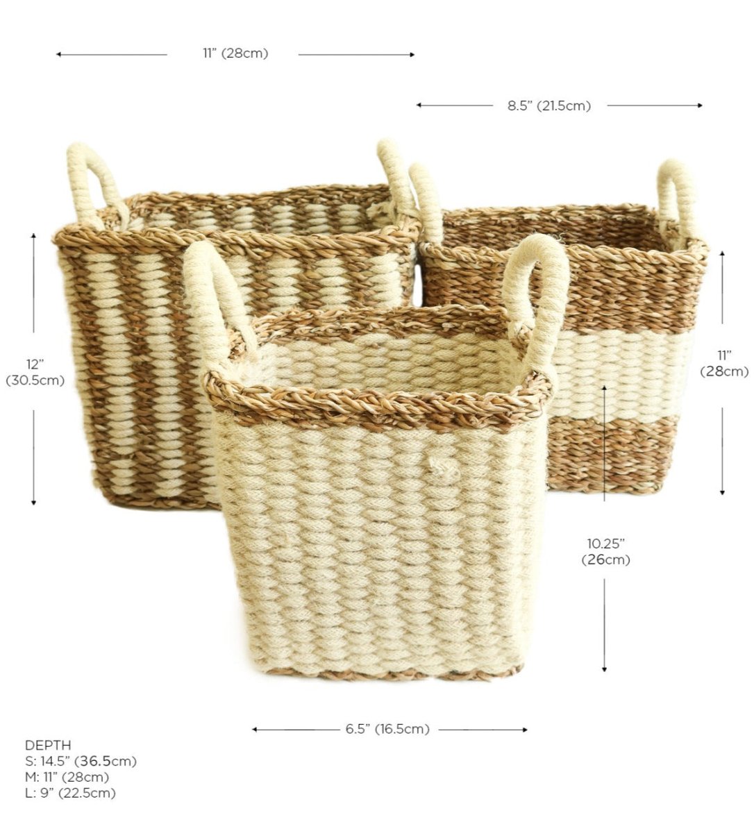 KORISSA Ula Storage Basket - lily & onyx