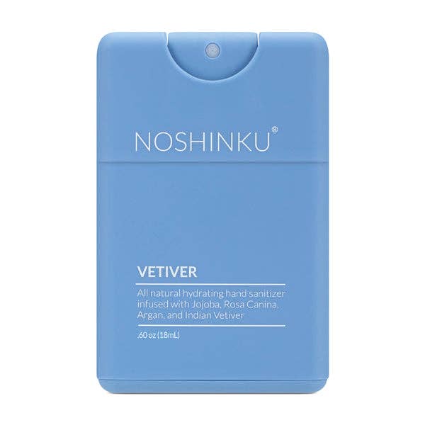 Noshinku Vetiver Refillable Pocket Sanitizer - lily & onyx