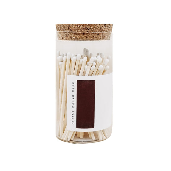 Sweet Water Decor White Tip Medium Hearth Matches - 100 Count, 4" - lily & onyx