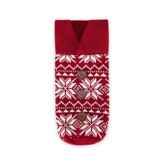 Twine Living Wool Holiday Wine Sweater - lily & onyx