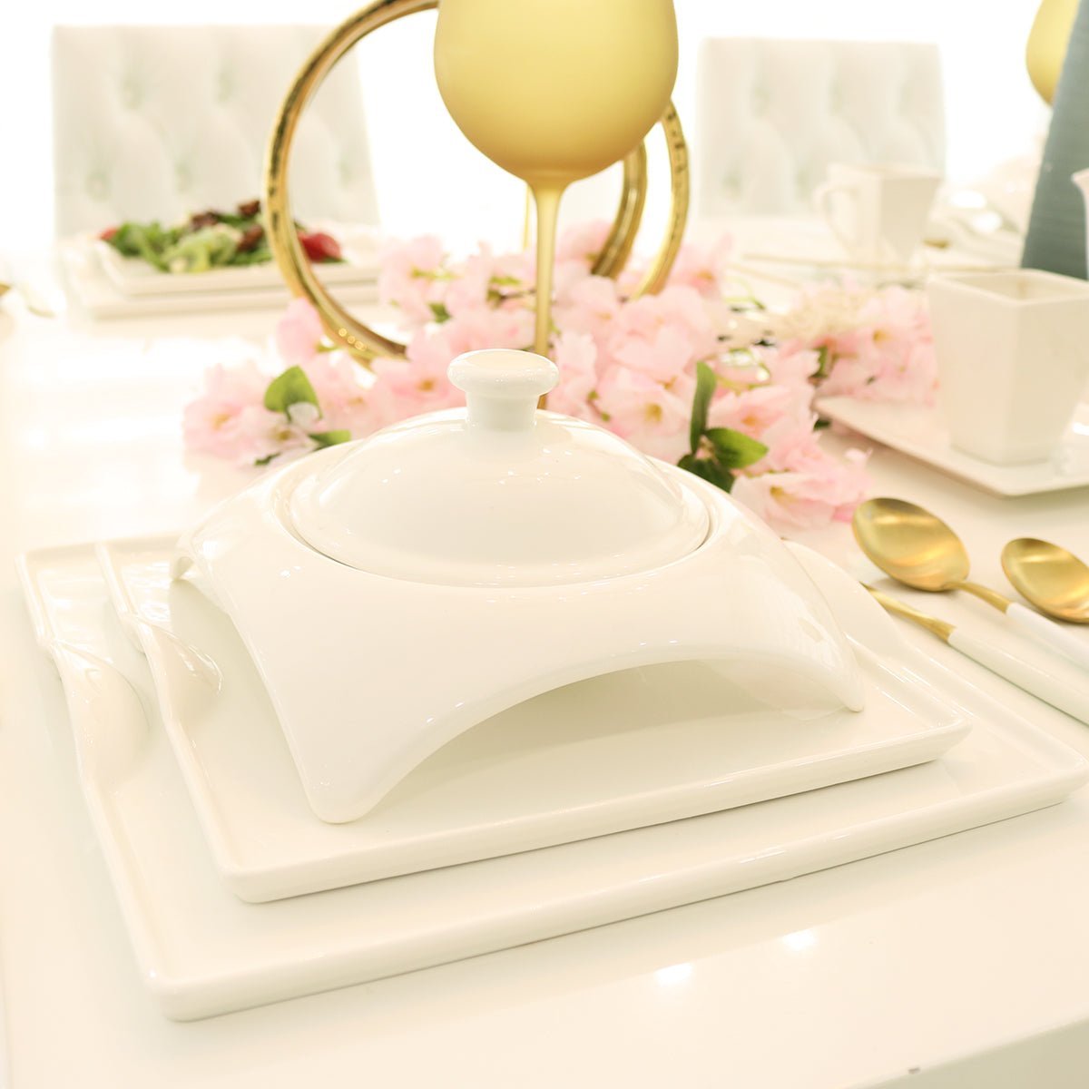 little white dish - lily & onyx