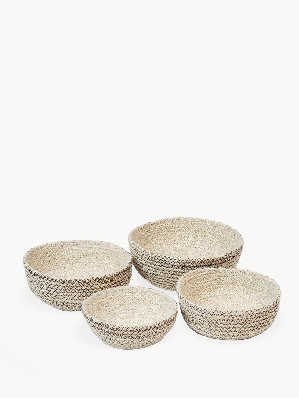 Amari  Round Bowl, Brown - Set of 4