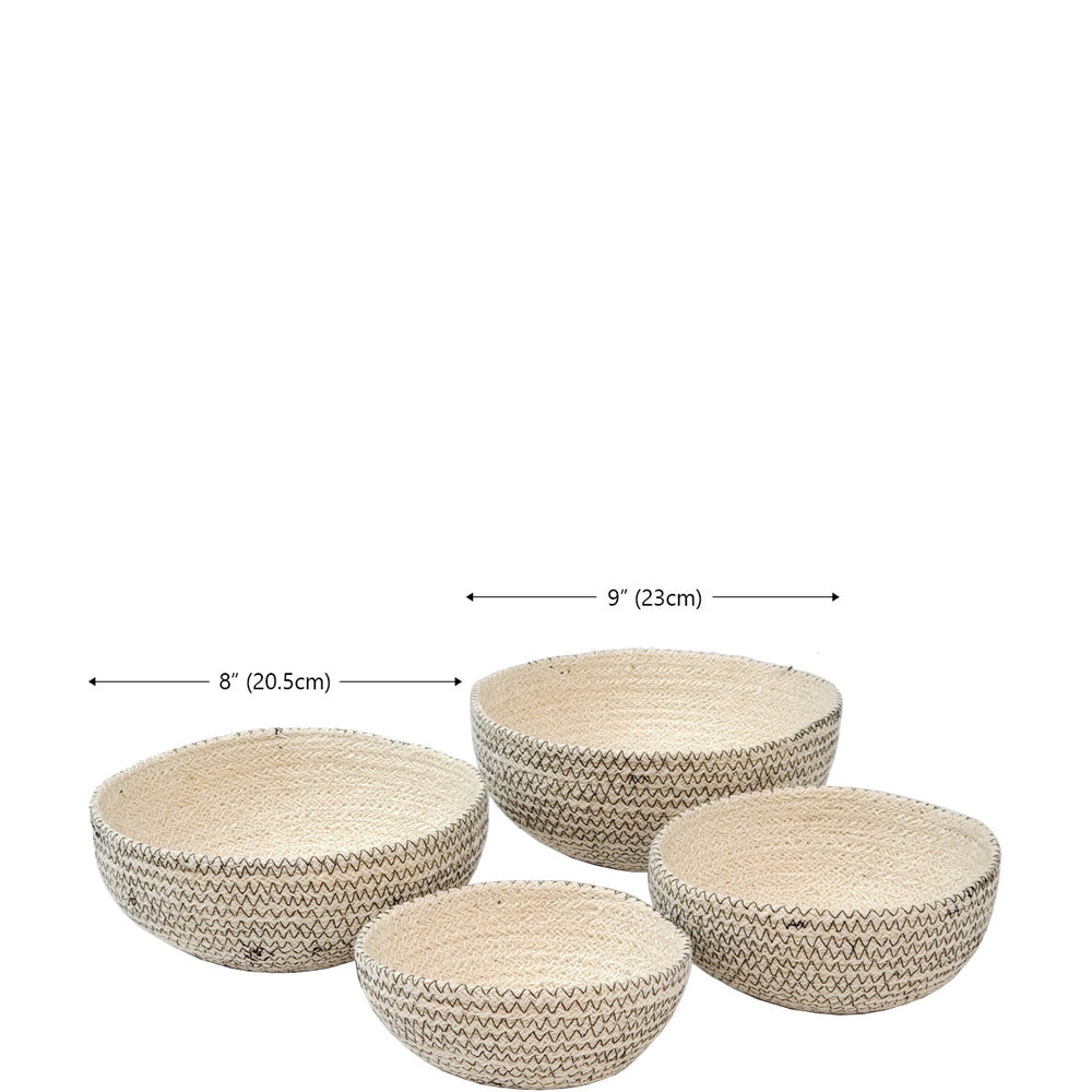 
                      
                        Amari  Round Bowl, Black - Set of 4
                      
                    