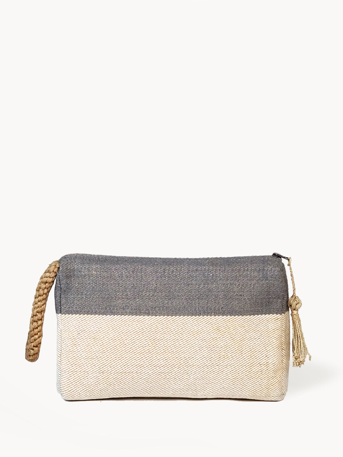 Block A Clutch, Gray