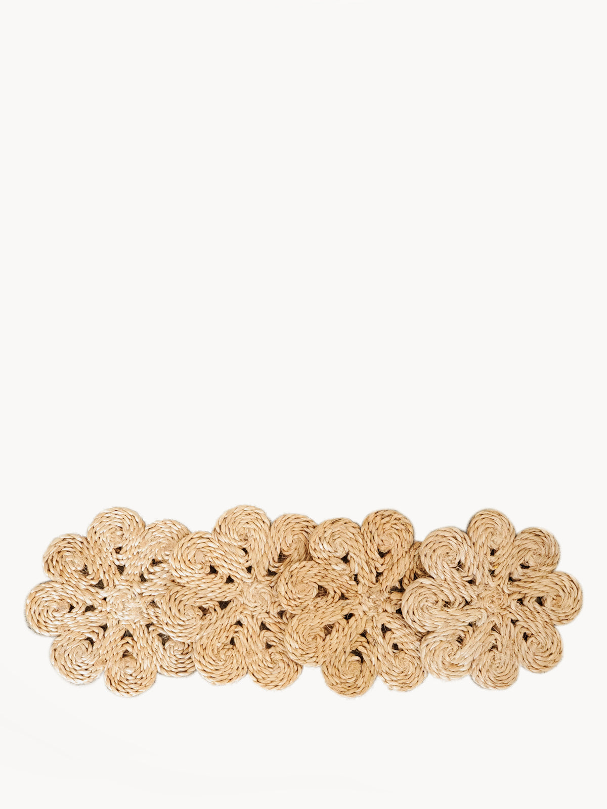 Jute Flower Drink Coaster, Set of 4