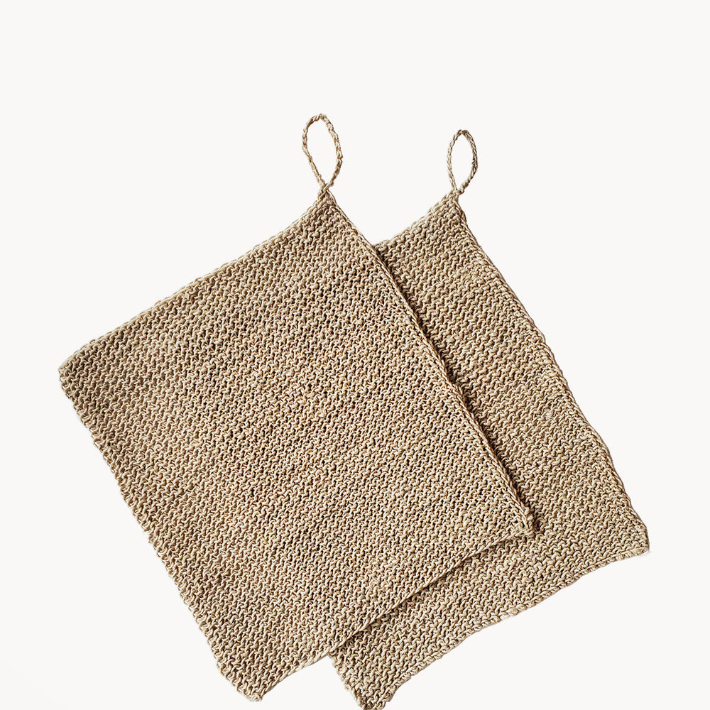 Hemp Washcloth, Set of 2