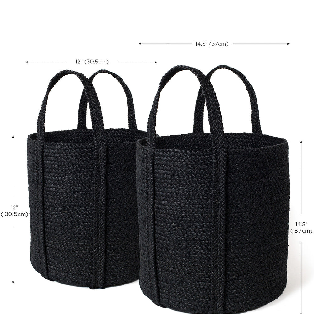 
                      
                        Kata Basket with Handle, Black
                      
                    