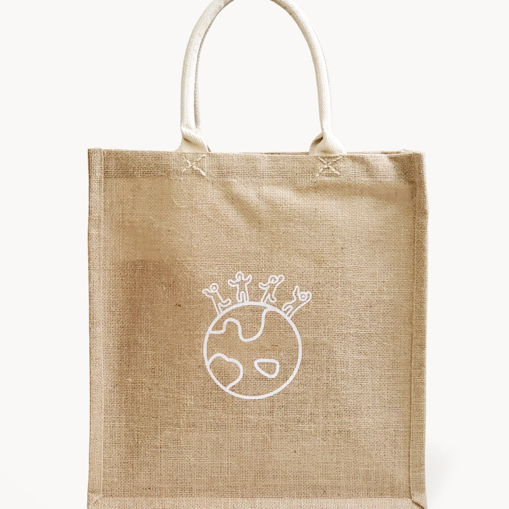 Jute Fabric Market Bag - Earth