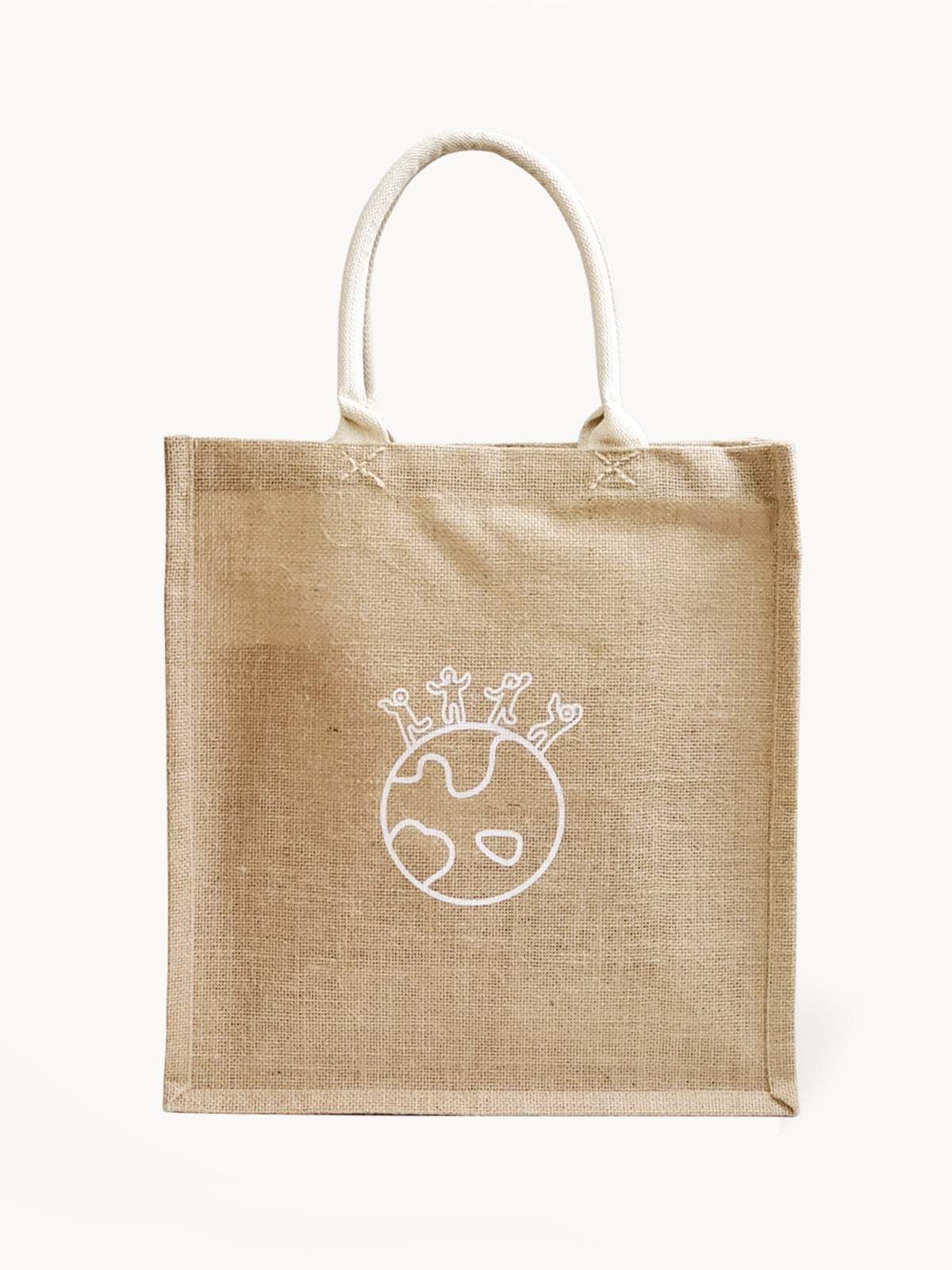 Jute Fabric Market Bag - Earth