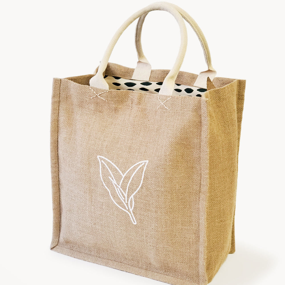 Jute Canvas Market Bag - Nature