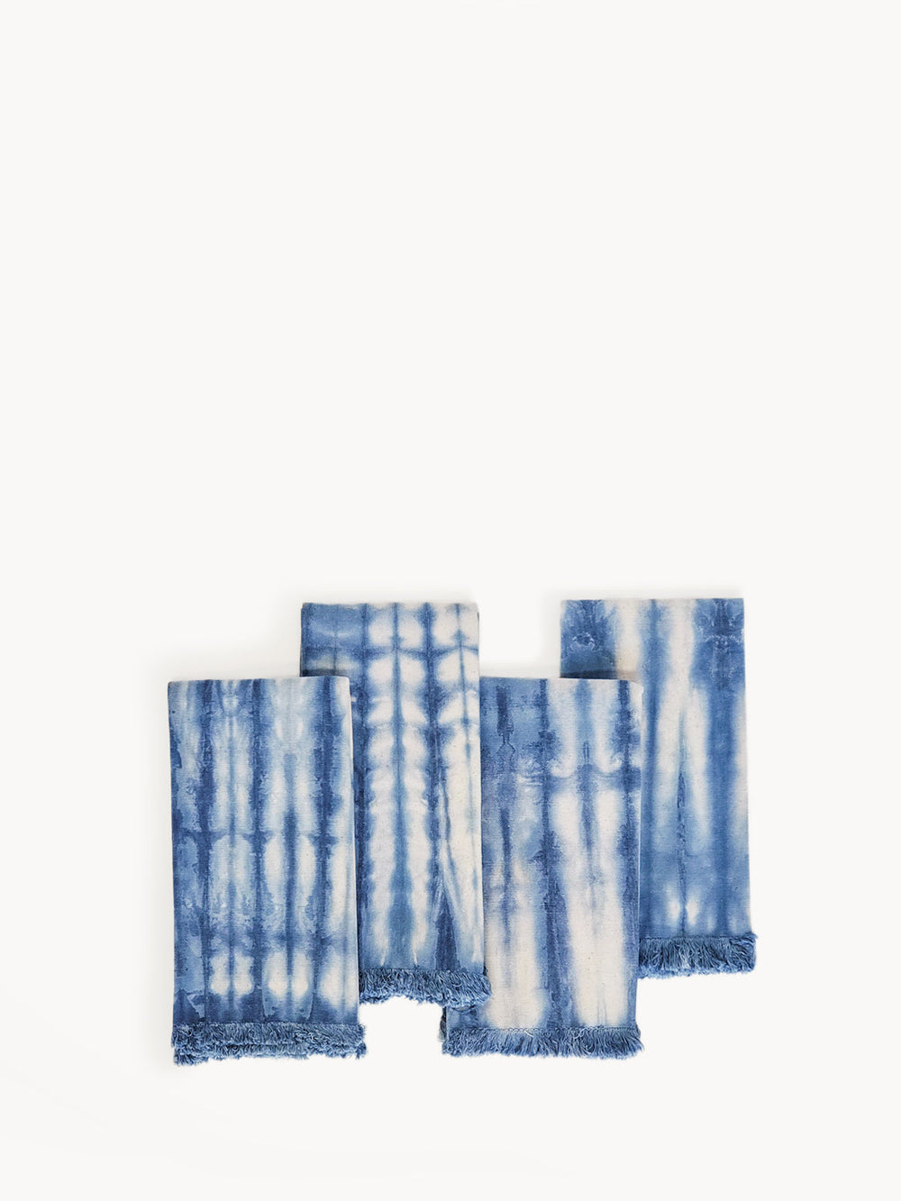 Tie Dye Cotton Napkin, Indigo Blue - Set of 4