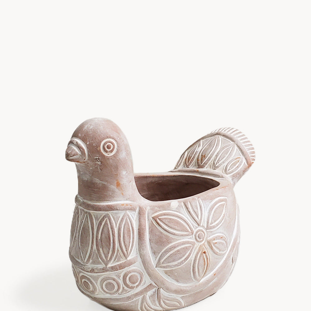 Terracotta Pot - Spotted Dove