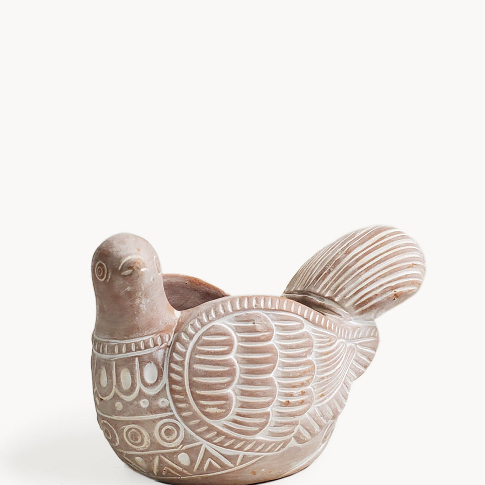 Terracotta Pot - Turtle Dove