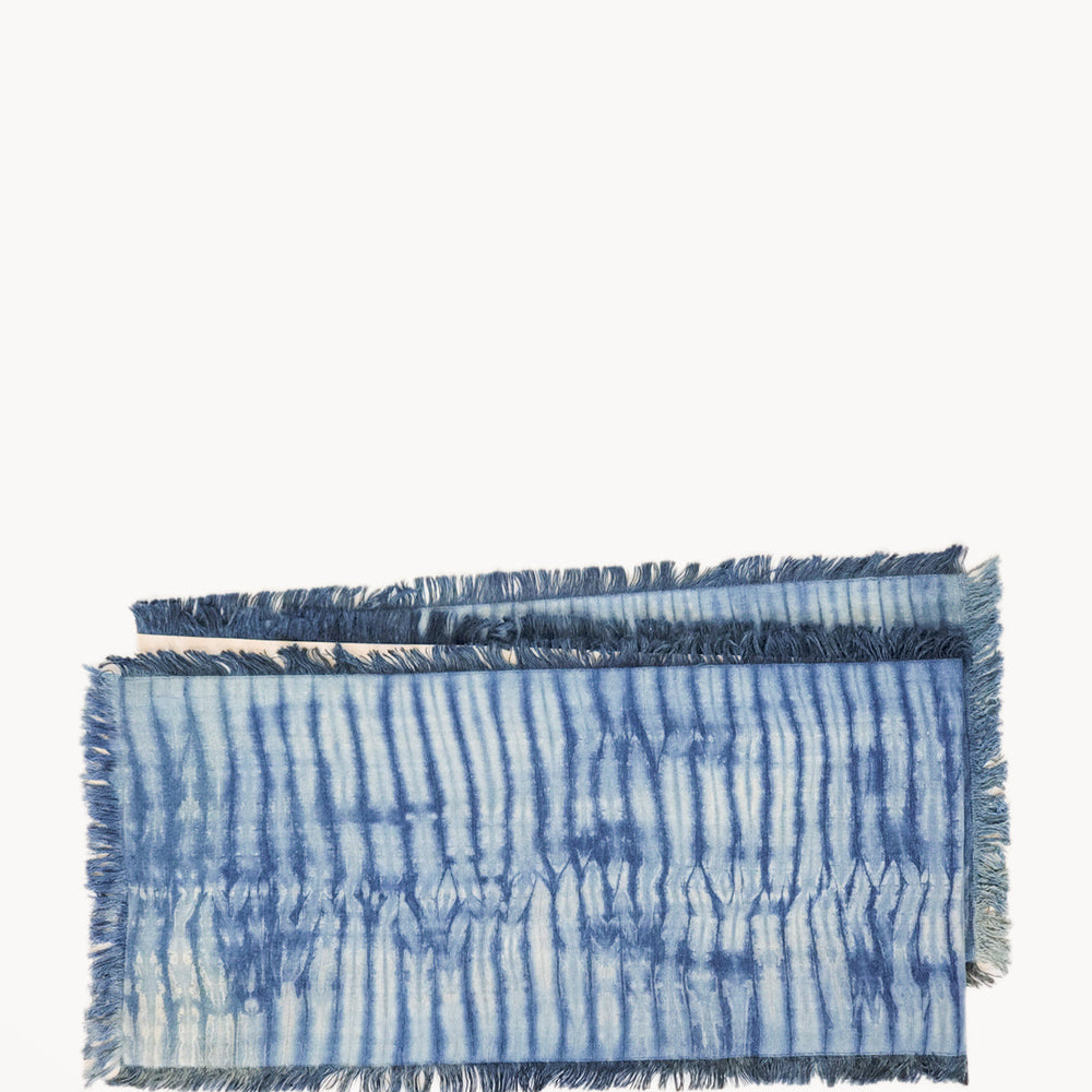 
                      
                        Tie Dye Cotton Table Runner, Indigo Blue
                      
                    