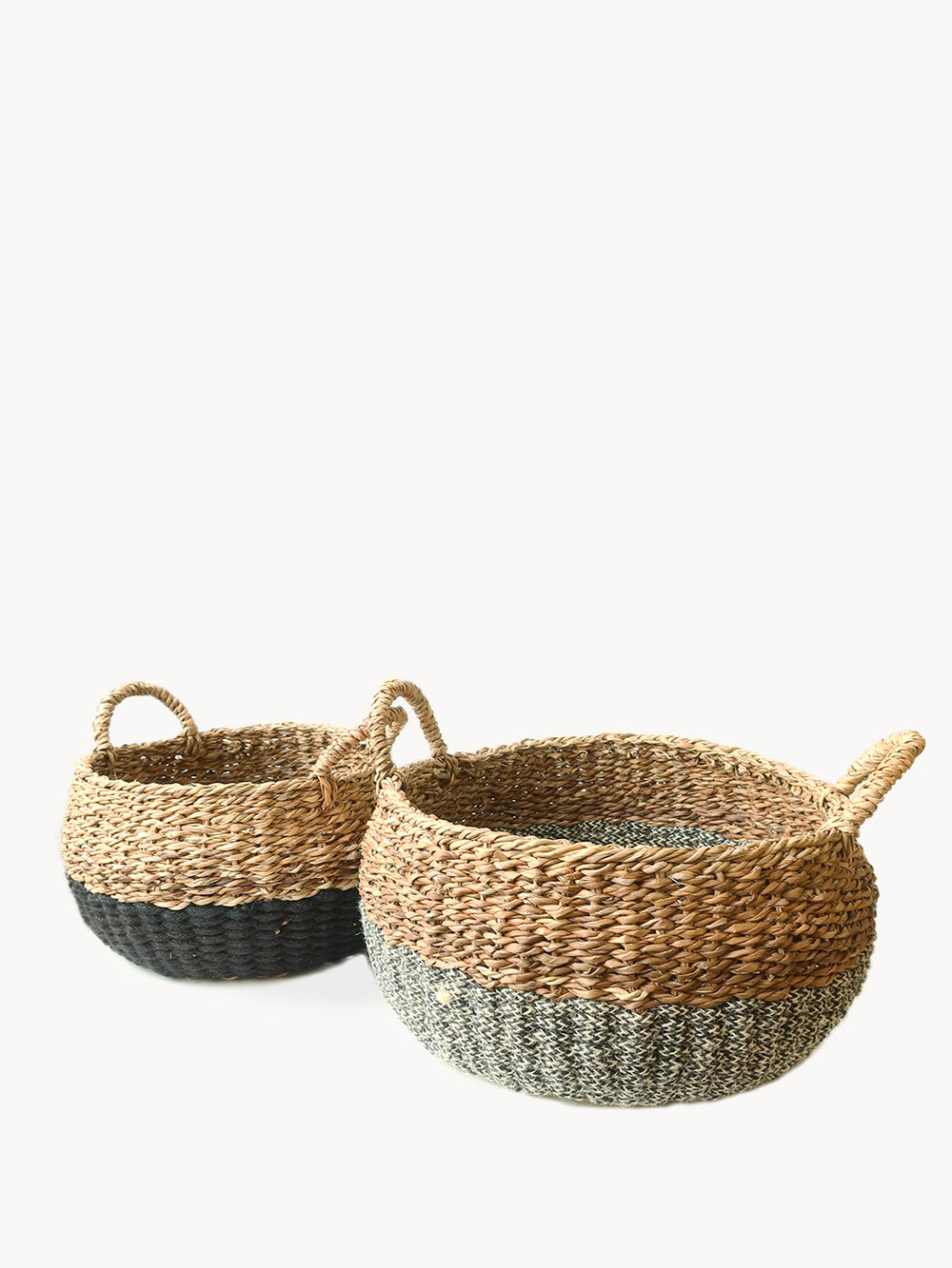 Ula Floor Basket, Black