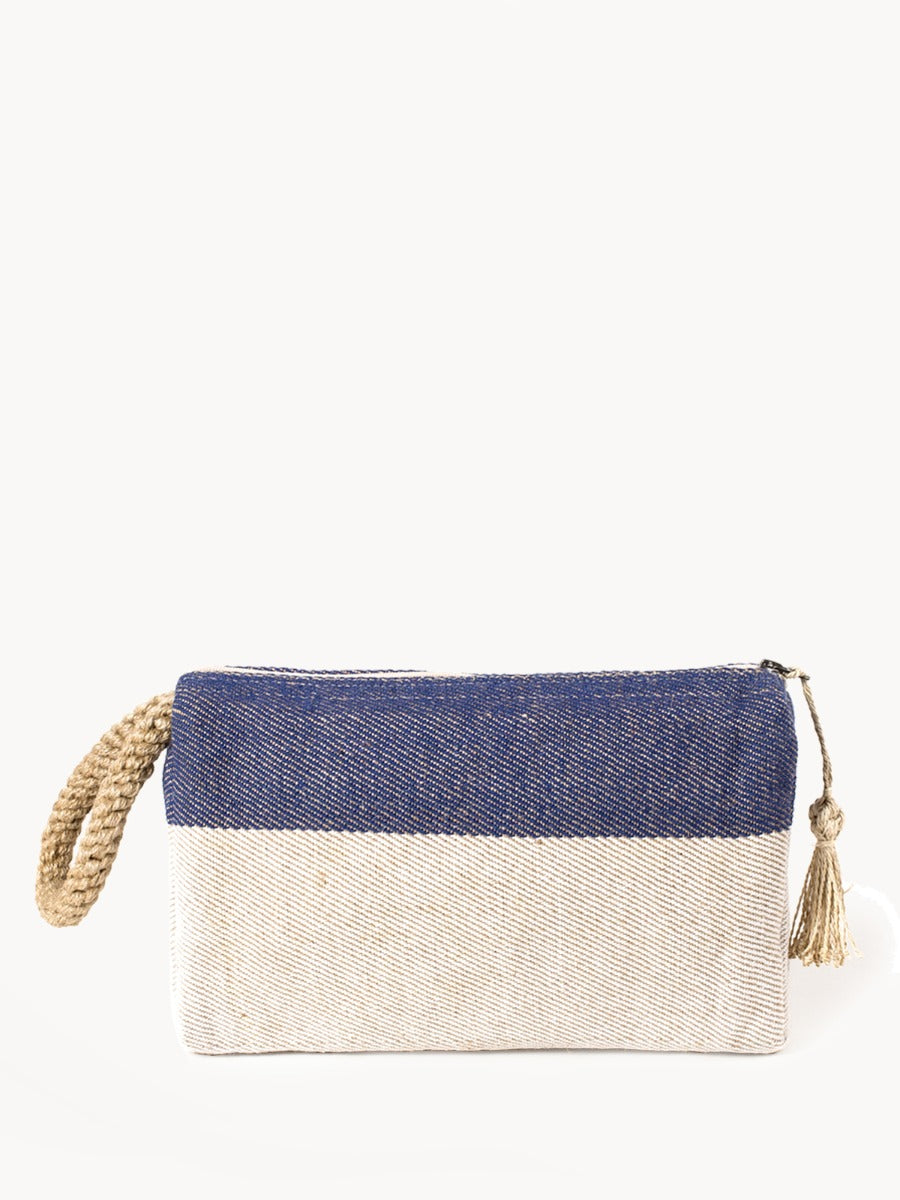 Block A Clutch, Blue