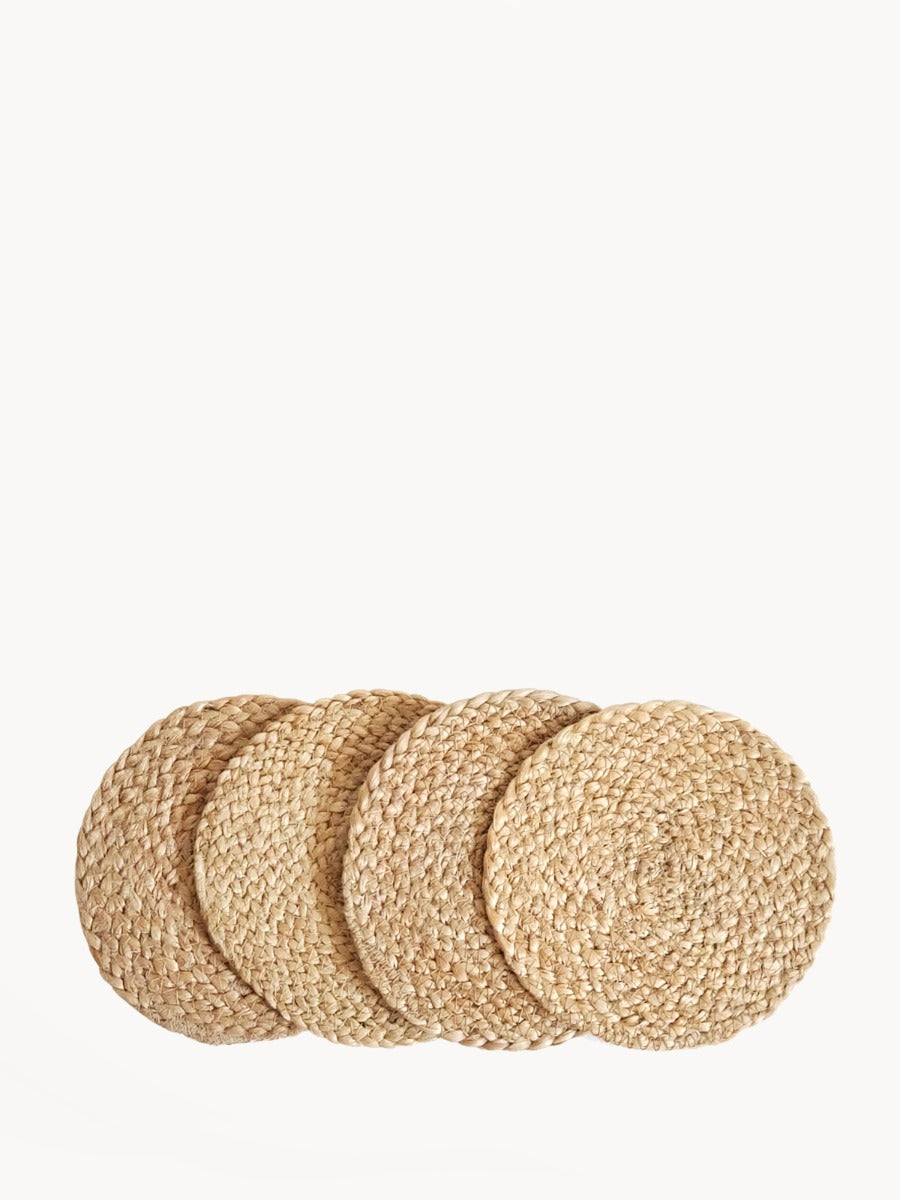 Kata Natural Coaster Trivet, Set of 4