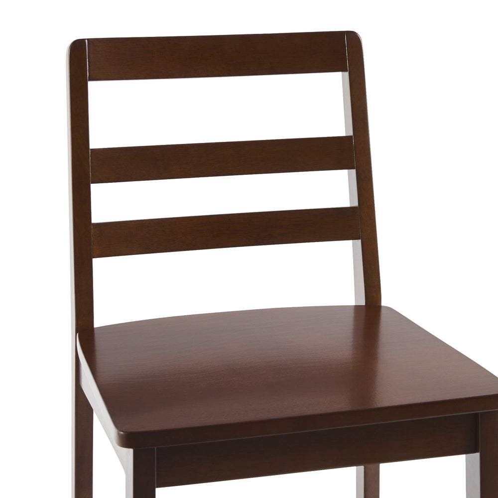 
                      
                        Erekson Solid Wood Ladder Back Bar Stool, Set of 2
                      
                    