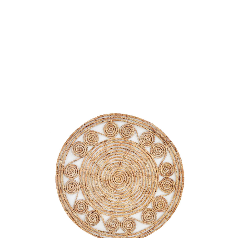 
                      
                        Bayu Woven Palm Fiber Placemat, Natural - Set of 2
                      
                    