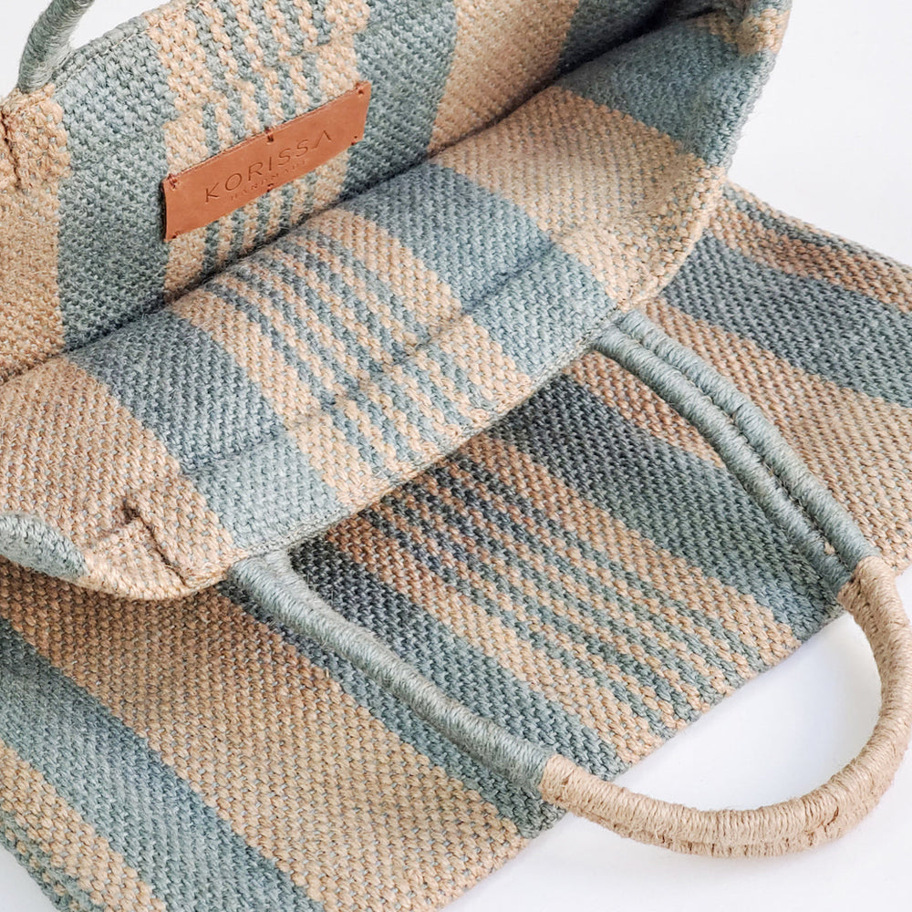 
                      
                        Dora Jute Tote Bag - Pale Green
                      
                    