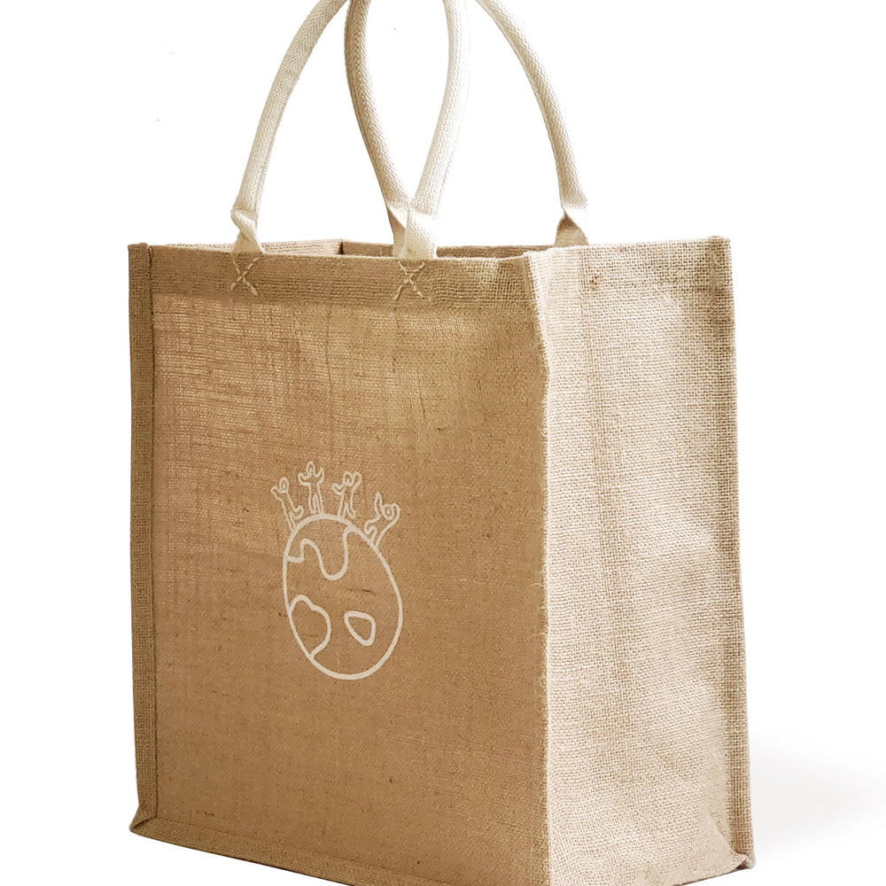
                      
                        Jute Fabric Market Bag - Earth
                      
                    