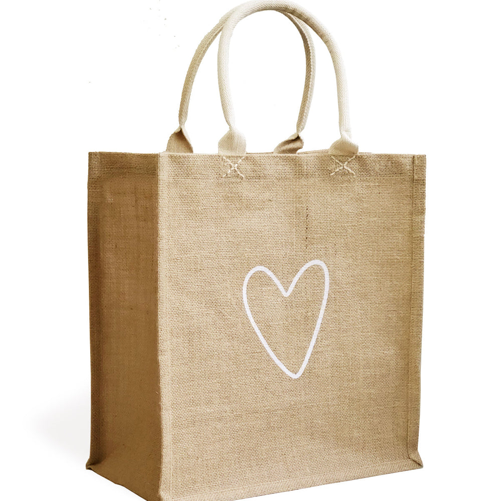 
                      
                        Jute Fabric Market Bag - Love
                      
                    