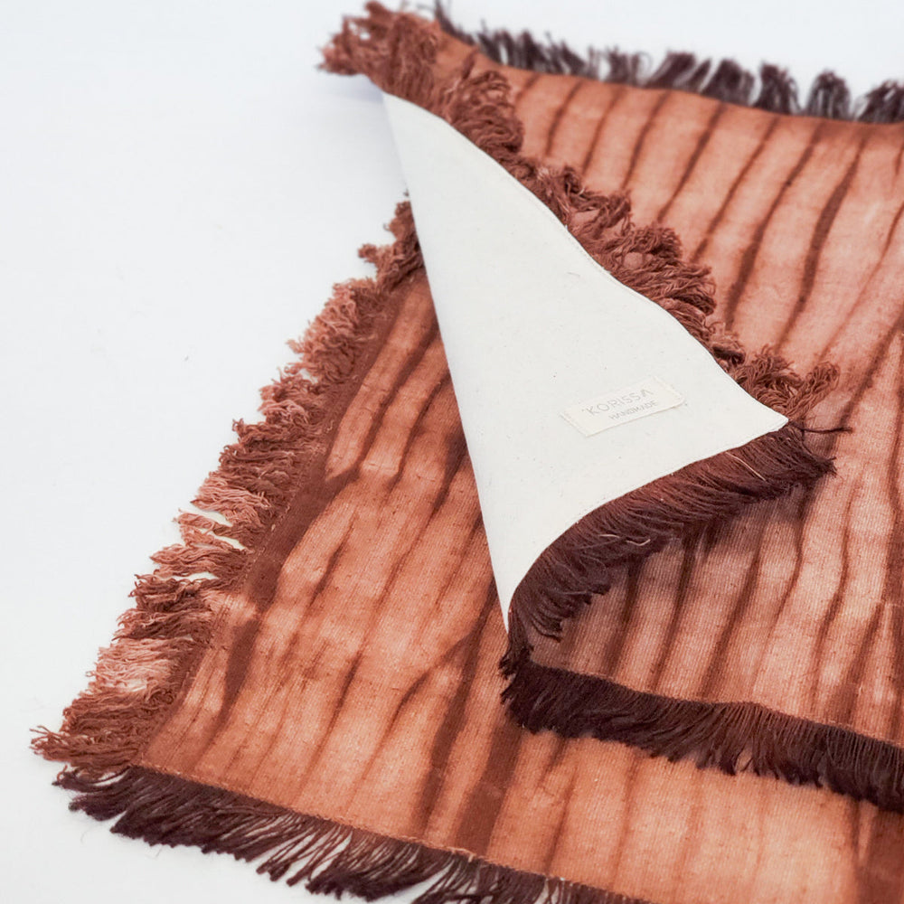 
                      
                        Tie Dye Cotton Placemat, Brown - Set of 4
                      
                    