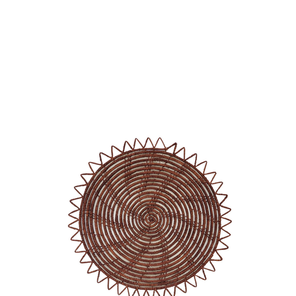 
                      
                        Surya Woven Palm Fiber Placemat, Brown - Set of 2
                      
                    