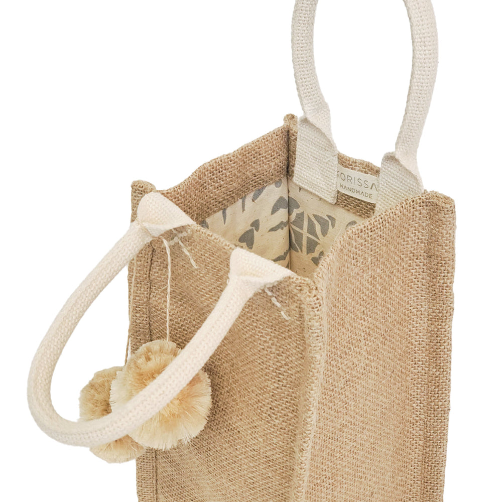 
                      
                        Jute Canvas Wine Bag
                      
                    