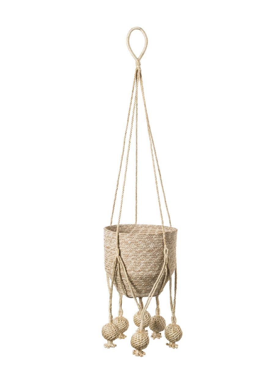 jute rope hanging planter KORISSA Plant Hanger