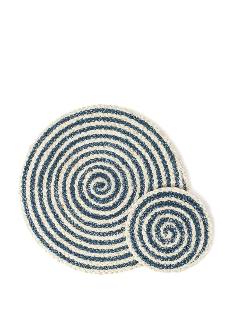 
                      
                        Kata Spiral Placemat, Blue - Set of 4
                      
                    