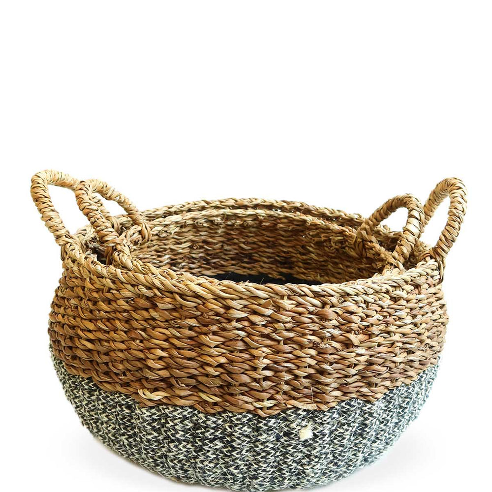 
                      
                        Ula Floor Basket, Black
                      
                    