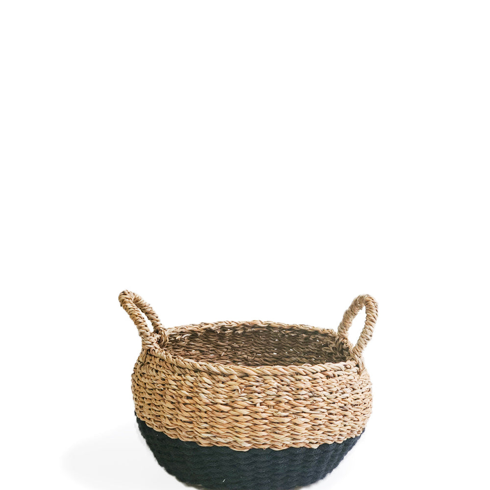 
                      
                        Ula Floor Basket, Black
                      
                    