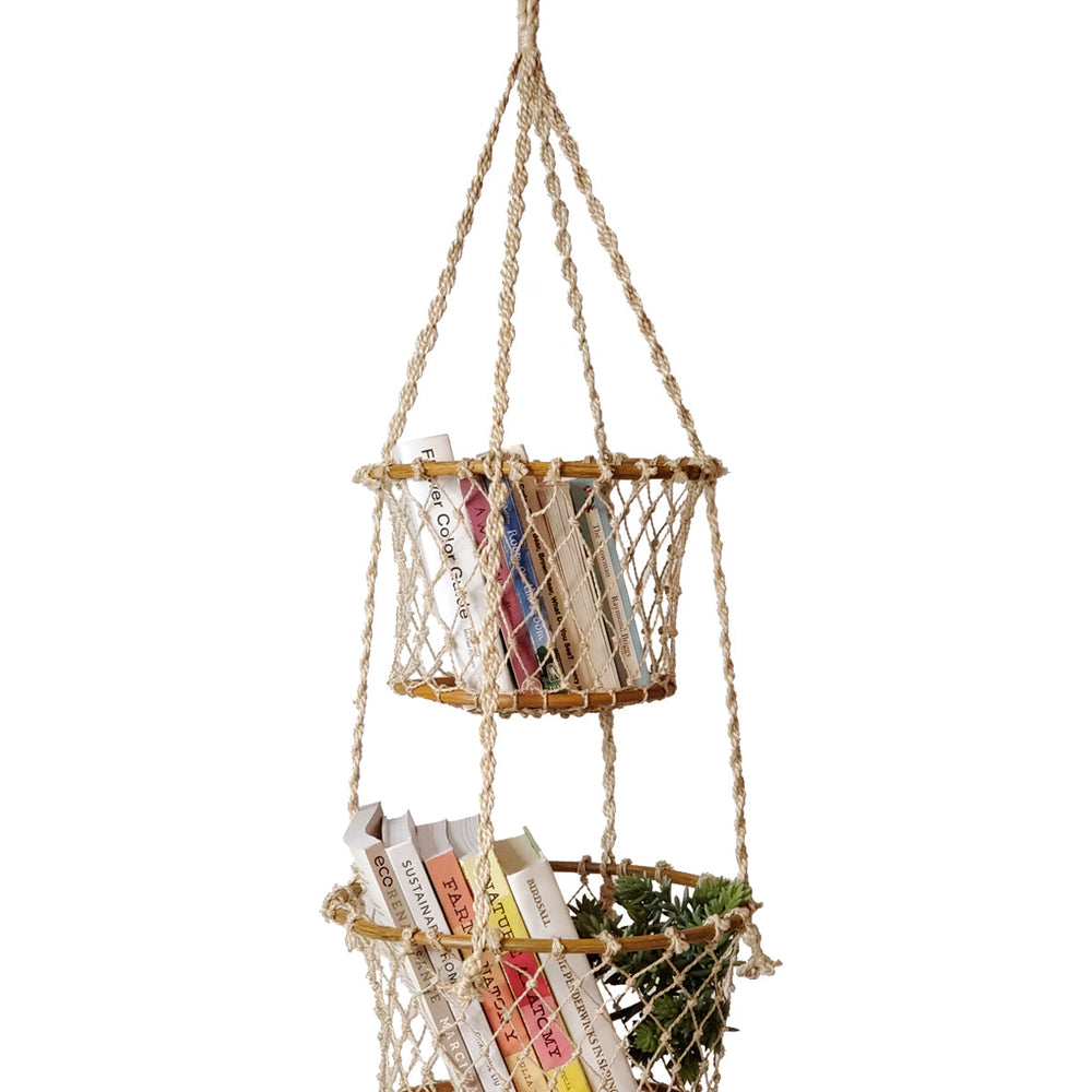 
                      
                        Jhuri Double Hanging Basket
                      
                    