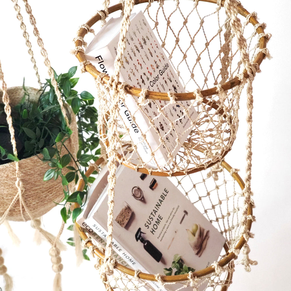 
                      
                        Jhuri Double Hanging Basket
                      
                    