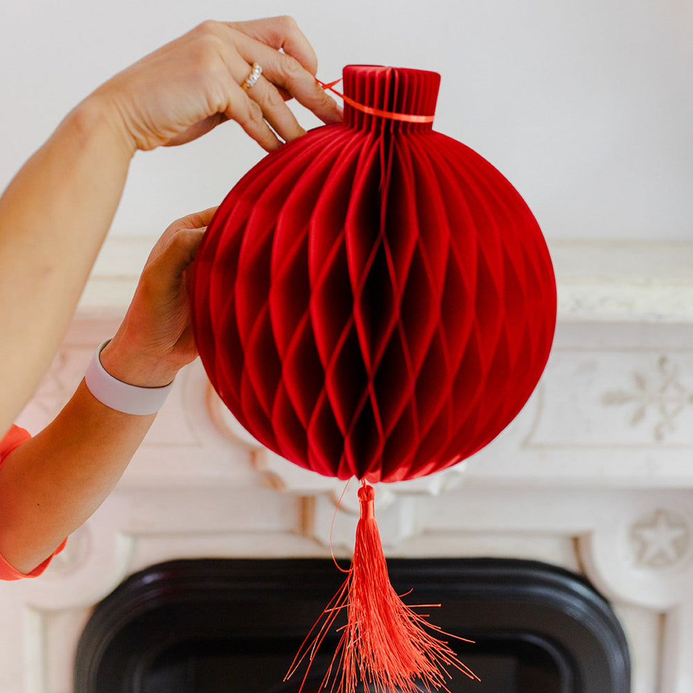 
                      
                        Honeycomb Red Lanterns, Set of 6
                      
                    