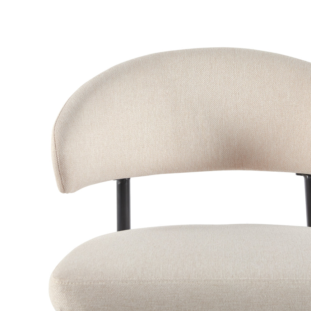 
                      
                        Alexis Modern Curved Back Upholstered Dining Chair, Set of 2
                      
                    