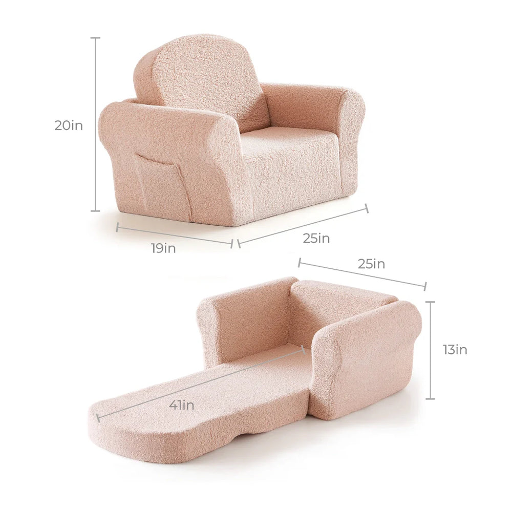 
                      
                        Afternoon Couch - Pink Kids Chair
                      
                    