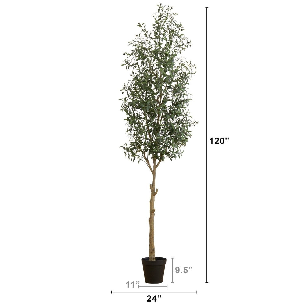 
                      
                        Nearly Natural 10’ Artificial Olive Tree - lily & onyx
                      
                    