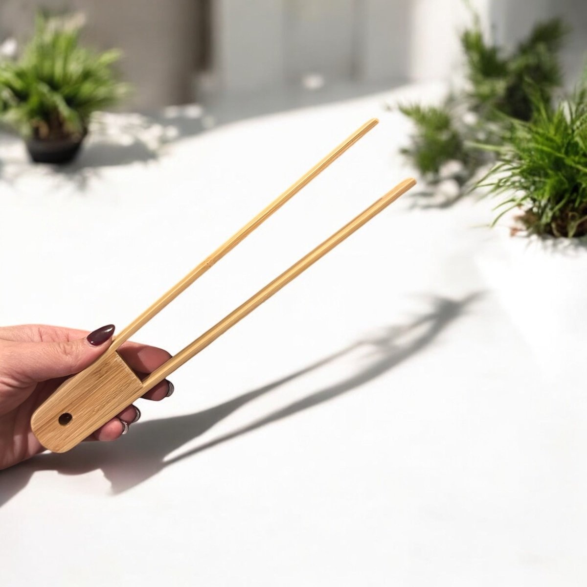 Bamboo Switch 10" Bamboo Sleek Tong - lily & onyx