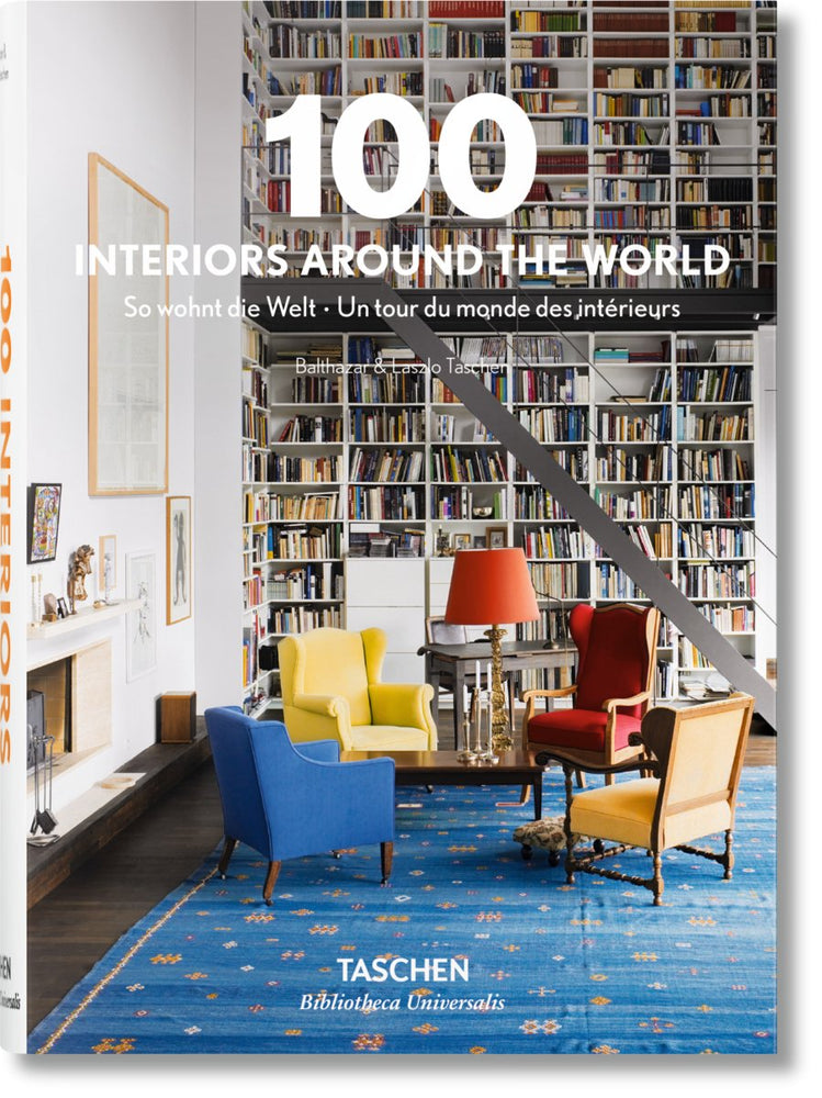 TASCHEN 100 Interiors Around the World (German, French, English) - lily & onyx