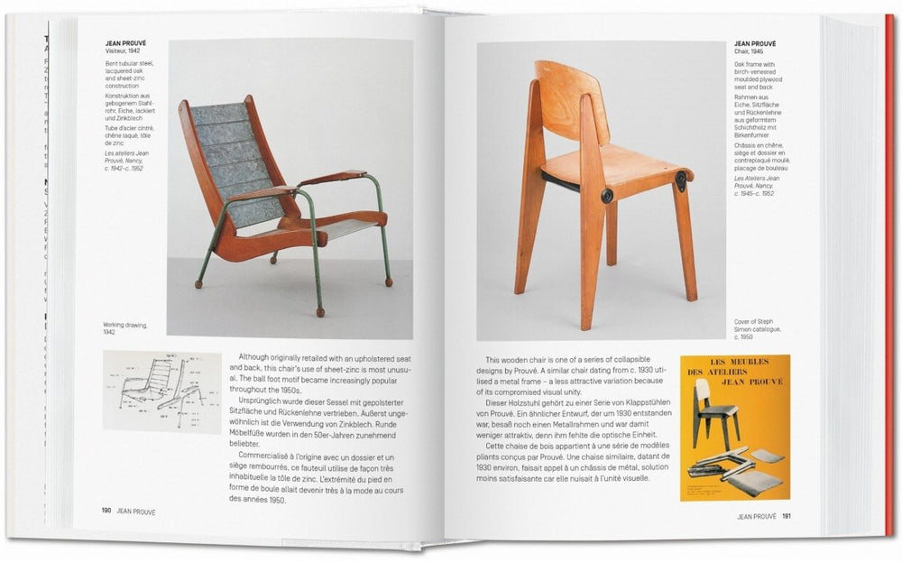 
                      
                        TASCHEN 1000 Chairs. Revised and updated edition (German, French, English) - lily & onyx
                      
                    